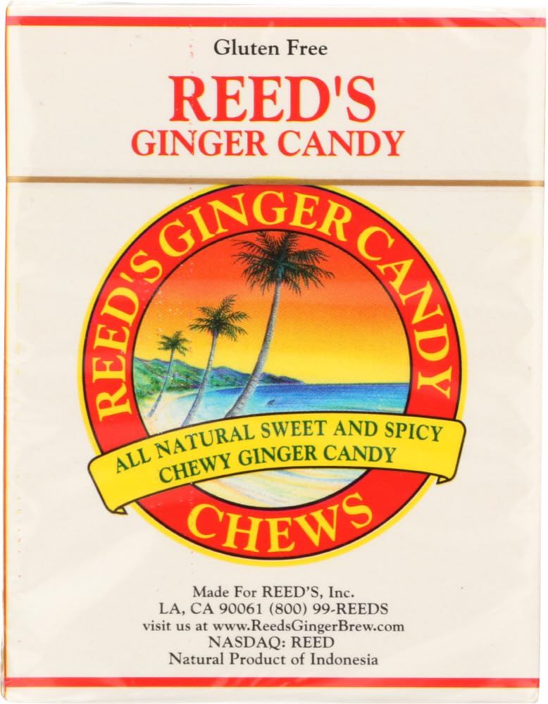 Reed&#39;s Ginger Candy Chews Candy Rolls - 2 oz