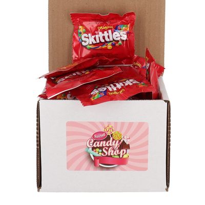 Secret Candy Shop Skittles Original Flavors Fun Size Packet Bulk in a Box (Pack of 25)