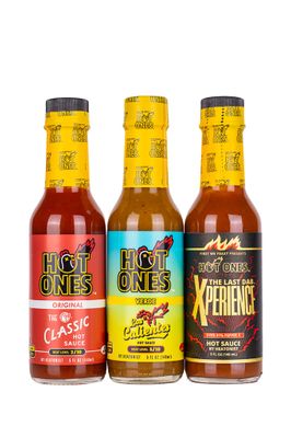 Hot Ones Season 25 Trio Pack Hot Sauce, Made With All Natural Ingredents, 5 fl oz Bottles (3-Pack)