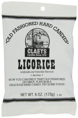 Claeys Old Fashioned Licorice Hard Candy 6 oz.