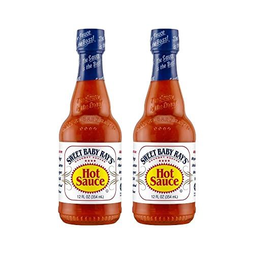 Sweet Baby Ray&#39;s Gourmet Sauces, Hot Sauce 12 Fl Oz (12 Fl Oz (Pack of 2))