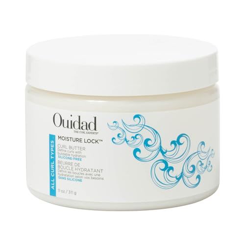 Ouidad Moisture Lock Curl Butter, 11 oz, Nourishing and Hydrating Cream with Mango Seed, Shea Butter Avocado Oil, Hair Moisturizer Definer, Conditions and Elongates Curls, All Curl Types