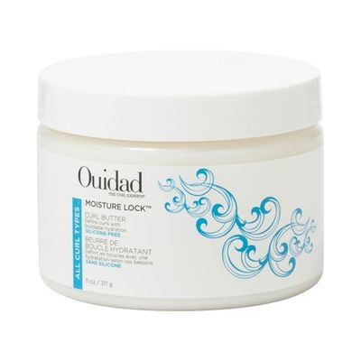 Ouidad Moisture Lock Curl Butter, 11 oz, Nourishing and Hydrating Cream with Mango Seed, Shea Butter Avocado Oil, Hair Moisturizer Definer, Conditions and Elongates Curls, All Curl Types