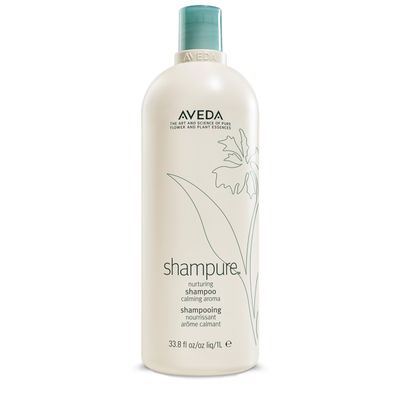 Aveda Shampure Nurturing Shampoo for Fine to Medium Hair Gently Cleanses Hair Daily Shampoo 9 Naturally Derived Calming Aroma of Lavender Ylang Ylang, 33.8 Fl Oz
