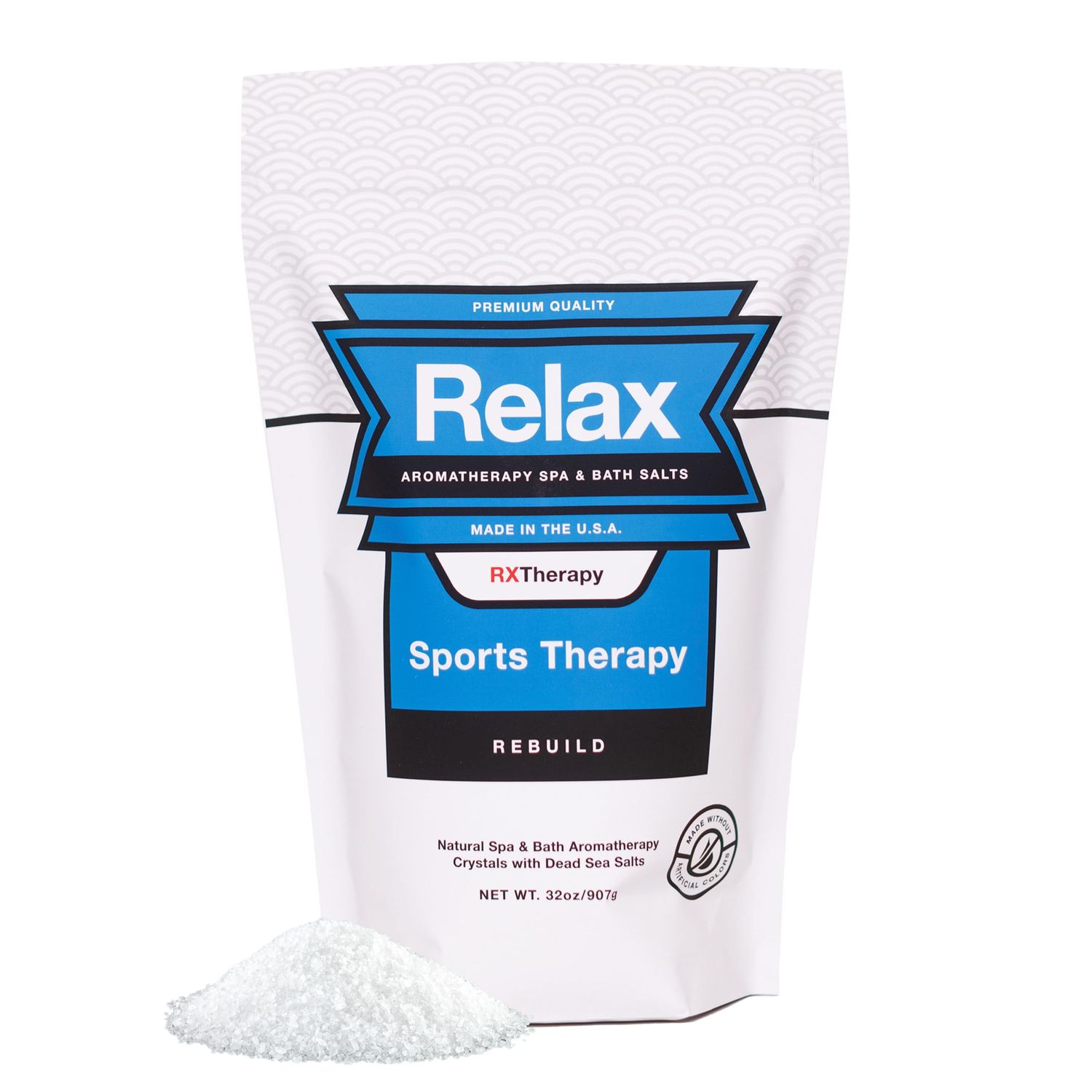 Relax Spa Bath, Epsom Dead Sea Salts, Aromatherapy Bath Salts for Hot Tub, Bath, or Spa, Infused with Magnesium, Sports Therapy