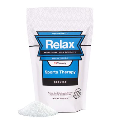 Relax Spa Bath, Epsom Dead Sea Salts, Aromatherapy Bath Salts for Hot Tub, Bath, or Spa, Infused with Magnesium, Sports Therapy