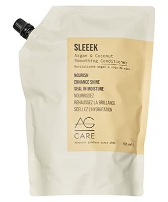 AG Care Sleeek Argan Coconut Conditioner, 33.8 Fl Oz