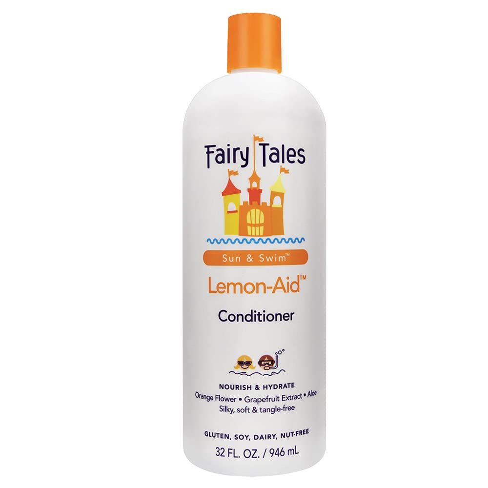 Fairy Tales Swimmer Conditioner for Kids - 32 oz Made with Natural Ingredients in the USA Replenish and Restore from Chlorine and Salt Damage No Parabens, Sulfates, or Synthetic Dyes