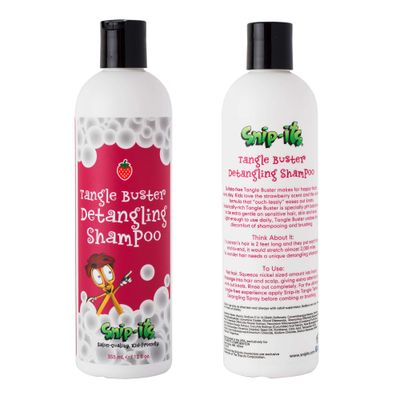 Snip-its Tangle Buster Detangling Kids Shampoo 12 oz Gentle Hair Detangler - Great for Swimmers with Curly or Straight hair - Natural Kids Shampoo Made in the USA Salon Quality. Kid Friendly.