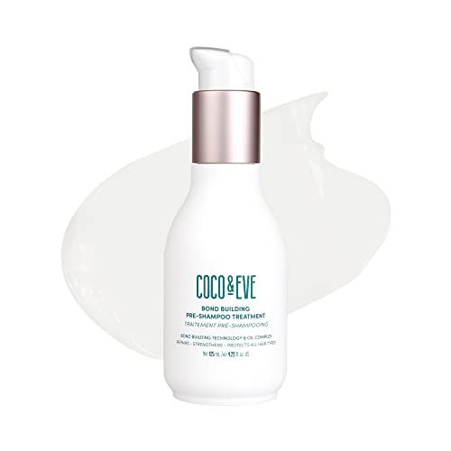 Coco Eve Conditioner - Pre-Shampoo Treatment, 4.23 fl oz (125 milliliters), Helps with Dry Damaged Hair Breakage Repair, Deep Conditioning Mask for Repairing Hair Damage Hair Bonds