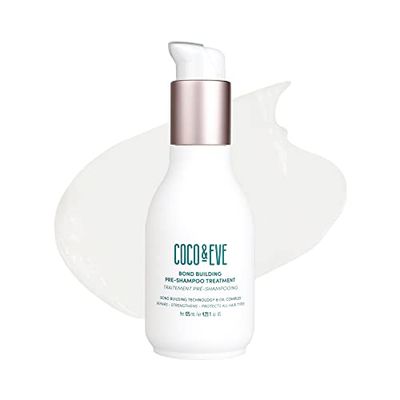 Coco Eve Conditioner - Pre-Shampoo Treatment, 4.23 fl oz (125 milliliters), Helps with Dry Damaged Hair Breakage Repair, Deep Conditioning Mask for Repairing Hair Damage Hair Bonds