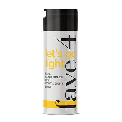 fave4 hair Travel Size Conditioner, Let&#39;s Go Light for Lightweight Shine, Replenish Split Ends Frizz, 2 fl oz