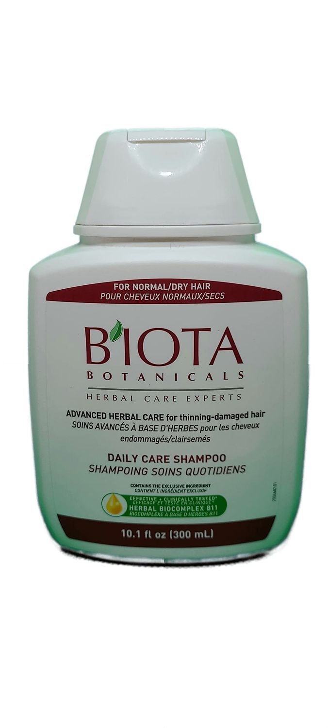 B&#39;IOTA Botanicals Herbal Care Experts Daily Care Shampoo For NormalDry Thinning Hair, 10.1 OZ