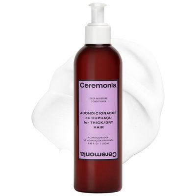 Ceremonia Deep Moisture Conditioner with Cupua u Castor for ThickDry Hair, 8.45 Fl Oz 250 mL