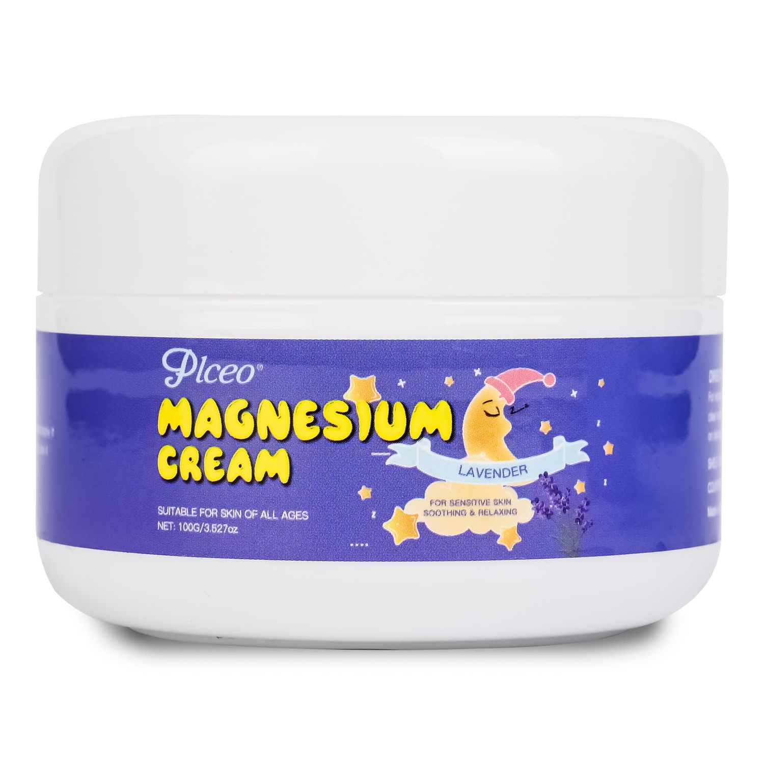 plceo magnesium lotion for kids Sleep,Nighttime Magnesium Cream for Kids,Apply to Legs, Arms or Chest, Topical Magnesium Cream for Sleep,Lavender Calming Magnesium Oil