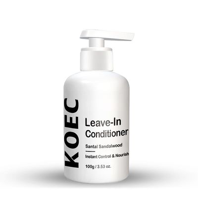 Leave In Conditioner for Men, Curly Hair Conditioner with Castor Oil and Biotin, for Deep Moisture, Frizz Control, All Hair Style, Lightweight Travel Size (3.53 oz Pack of 1)