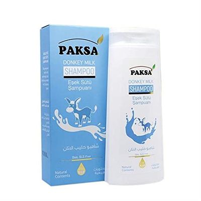Paksa Donkey Milk Nourishing Shampoo For Full and Healthy Hair Makes Hair Voluminous and Fuller Enriched with the Goodness of Jojoba Oil Sulfate Free Natural Shampoo Quantity 300ml