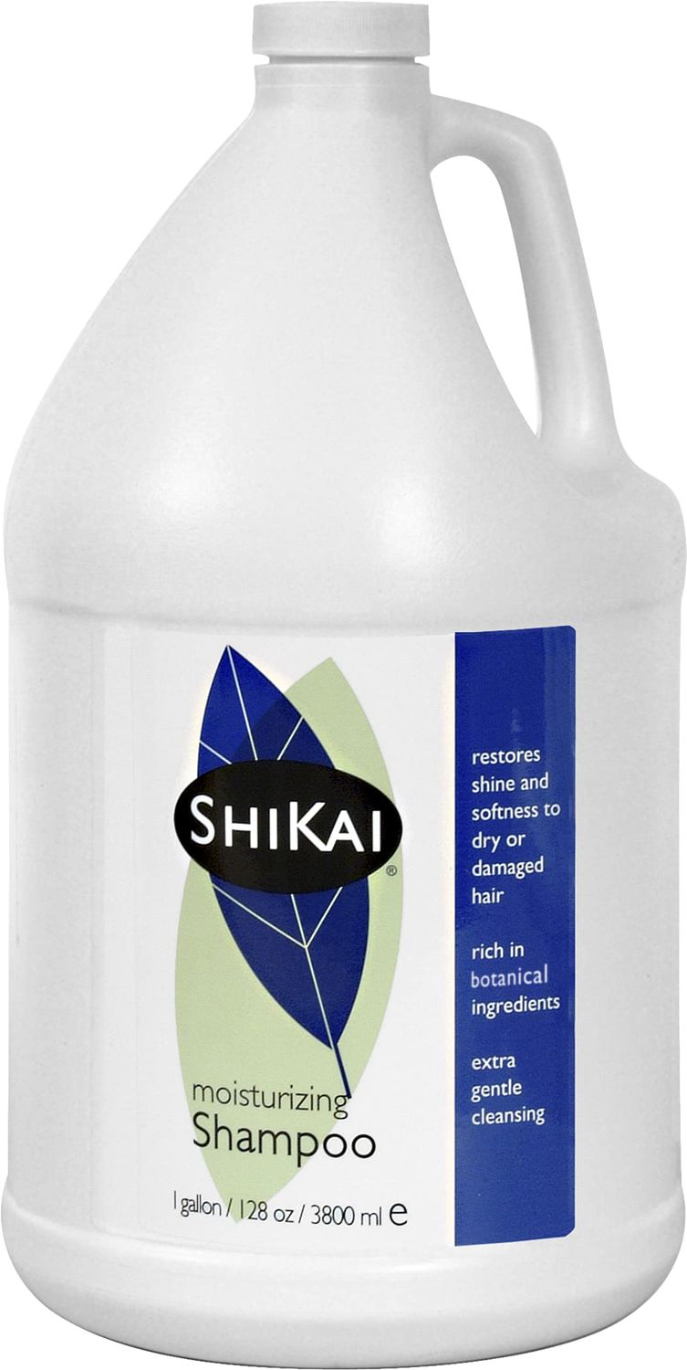 ShiKai Moisturizing Shampoo (Unscented, 1 Gallon) Extra Gentle Cleansing for Everyday Use Plant Based, pH-Balanced Formula for Clean Hair Scalp