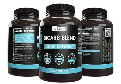 PURE ORIGINAL INGREDIENTS Bicarb Blend (365 Capsules) No Magnesium Or Rice Fillers, Always Pure, Lab Verified