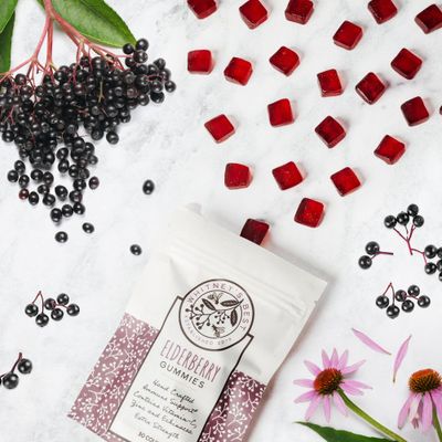 Whitney's Best Elderberry Gummies 30ct, Pure Elderberry, Immune Support Supplement with Vitamin C, Zinc, and Echinacea for Adults Kids, No Preservatives, Dyes or Gelatins, Vegan