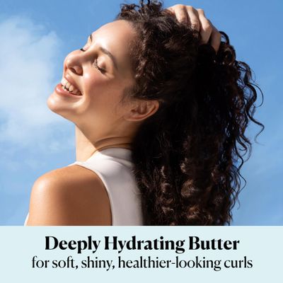 Sky Organics USDA Organic Shea Babassu Moisture Butter, Deeply Hydrating, Nourishing, Soft, Shiny, Healthier-Looking Curls, Tames Frizz, Boosts Shine, Conditions, Curly Hair, 8 Oz w Ebook