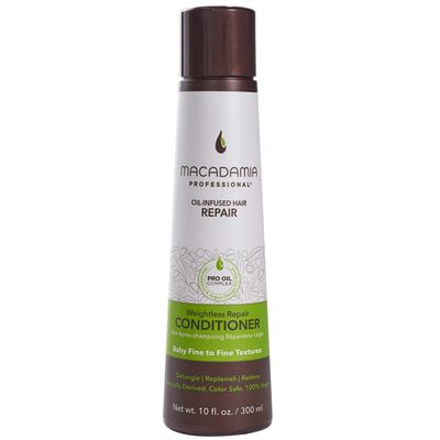 Macadamia Professional Hair Care Sulfate Weightless Repair Conditioner, Sheer Pecan, 10 Fl Oz (Pack of 1)
