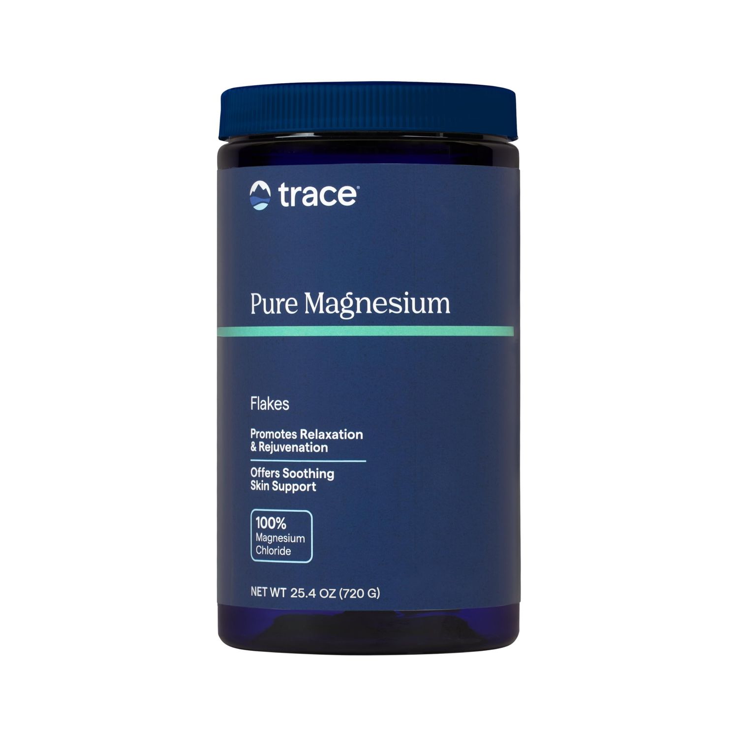 Pure Magnesium Flakes Trace Minerals 44 oz Container