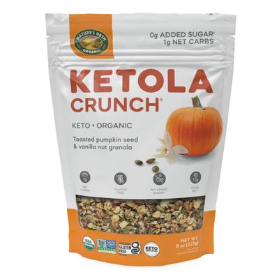 Nature&#39;s Path Organic Ketola Crunch Toasted Pumpkin Seed Vanilla Nut Granola, 8 oz (Pack of 6), Gluten Free, Non-GMO