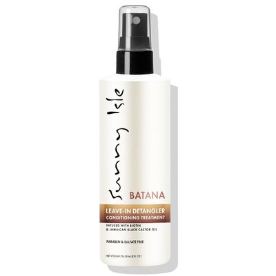 Sunny Isle Batana Leave-In Detangler Conditioning Treatment 8oz Infused with Biotin and Jamaican Black Castor Oil