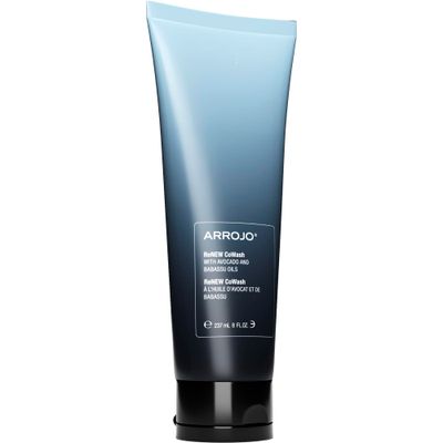 Arrojo ReNEW CoWash, 8oz - Sulfate Paraben Free Cleansing Conditioner for Color Treated Hair - Vegan, Non-Foaming Cleanser with Avocado Babassu Oils for Curly Dry Hair