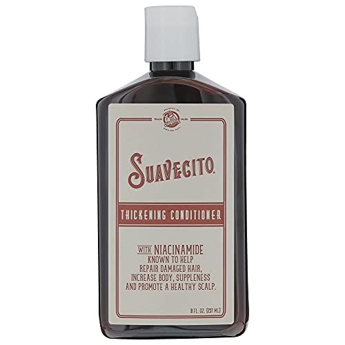 Suavecito Hair Thickening Conditioner With Niacinamide For Thinning Hair - Biotin Conditioner With Caffeine - Repairs Damaged Hair Fights Hair Loss