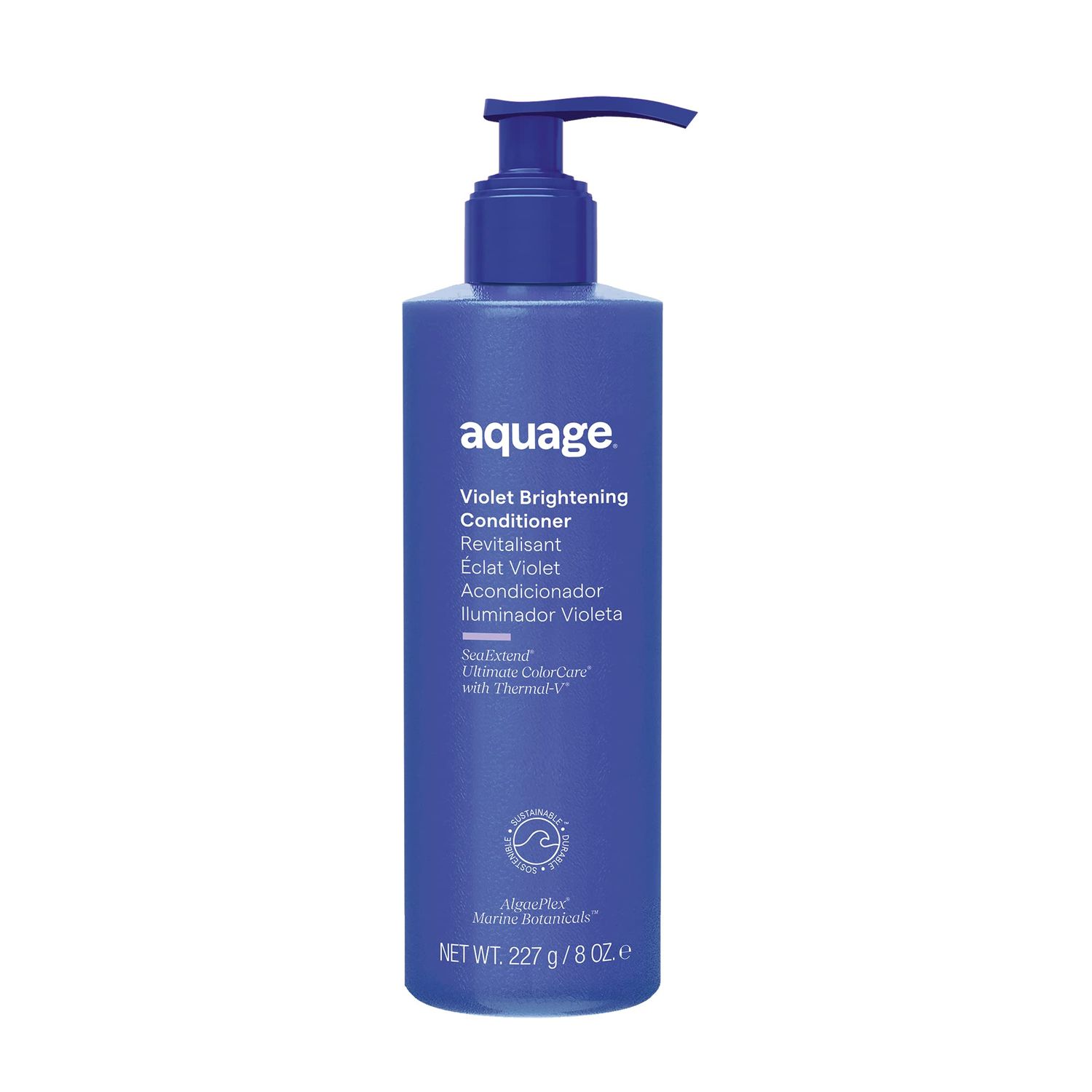 AQUAGE Violet Brightening Conditioner, Boosts Shine to Brighten Blonde, Nourishes Hair, 8 oz