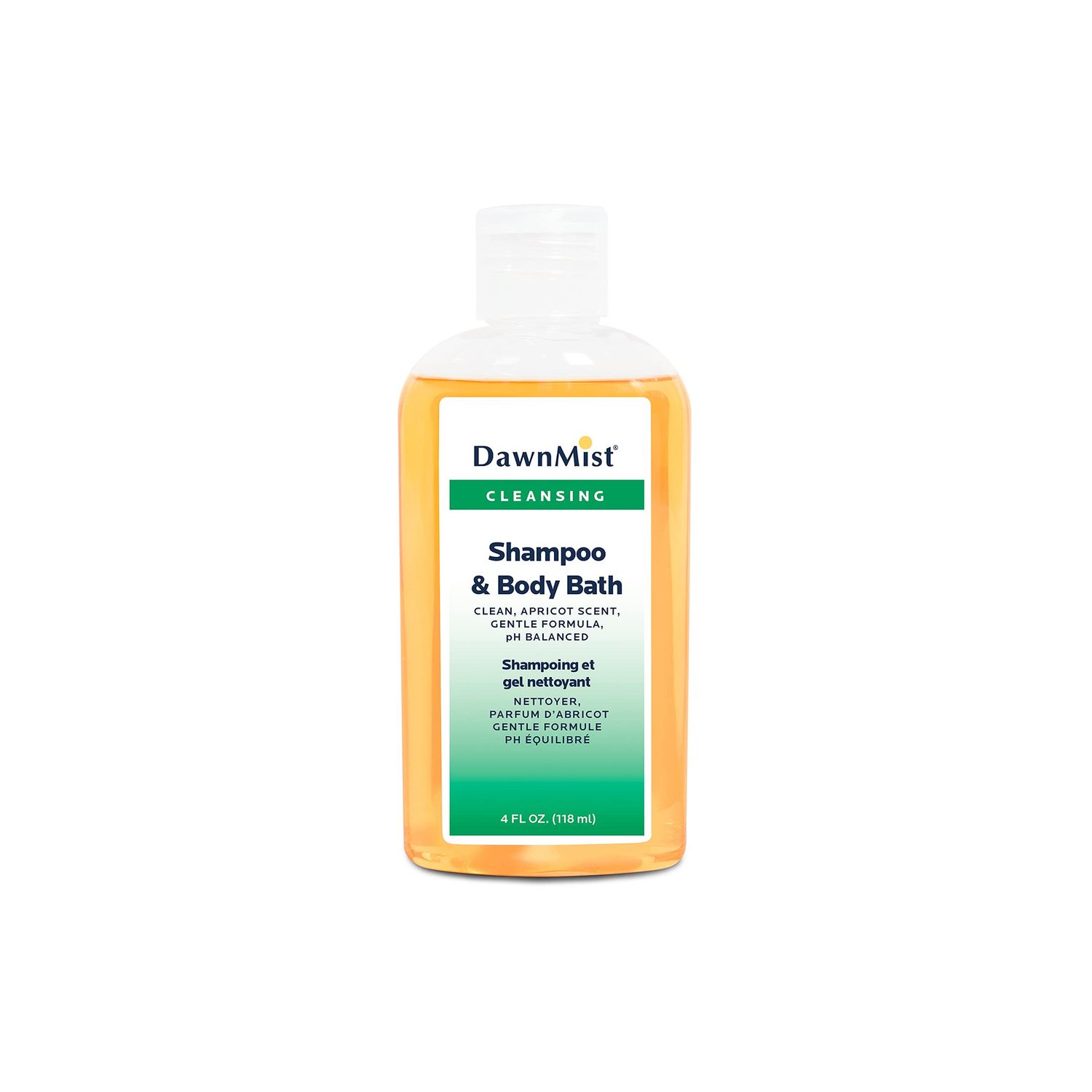 Dukal-MS3367 Dawn Mist Shampoo Body Bath with Dispensing Cap, 4 oz. Bottle (Pack of 96)