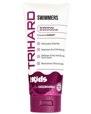 TRIHARD Kids Swim Shampoo - Gentle Chlorine Shampoo for Swimmers Hydrates Soothes Dry, Itchy Scalp Safe for All Hair Types