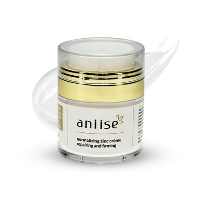 Aniise Normalizing Zinc Cream 1 Oz Anti-Aging, Repairing and Firming, Removing Blemishes, Healthy and Glowing, Clear Skin, Softening Skin