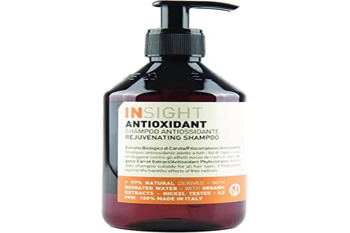 INSIGHT Clean Beauty Moisturizing, Antioxidant, Rejuvenating Hydrating Shampoo, Vegan, 13.5 fl oz