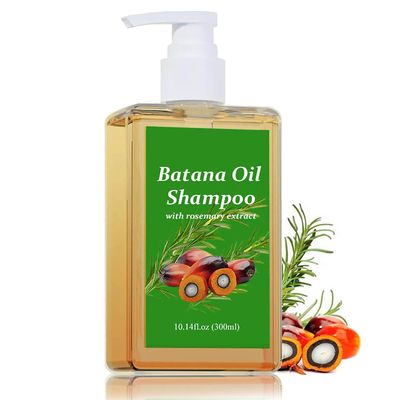 JINMAO Batana Oil Shampoo, Shampoo De Batana, Rosemary Oil Shampoo, Batana Shampoo with Rosemary Extract, Shampoo De Batana Para La Caida Del Cabello, Nourishing Regenerating 300ml10.14 oz