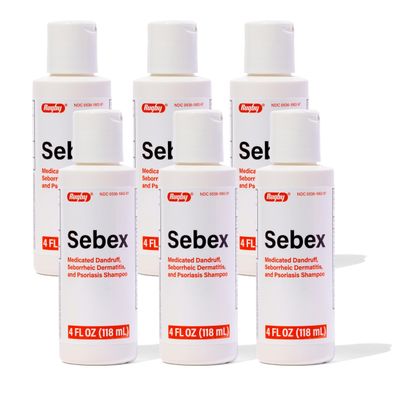 Sebex Medicated Dandruff Shampoo Generic for Sebulex - 4 oz, (Pack of 6) by Major Pharmaceuticals