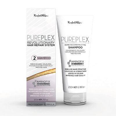 PurePlex Bond Reconstructing Shampoo, For all hair types, Professional Formula Nourishes Rebuilds hair from within, Protects Restores, 8.5 Fl Oz. By Knight Wilson