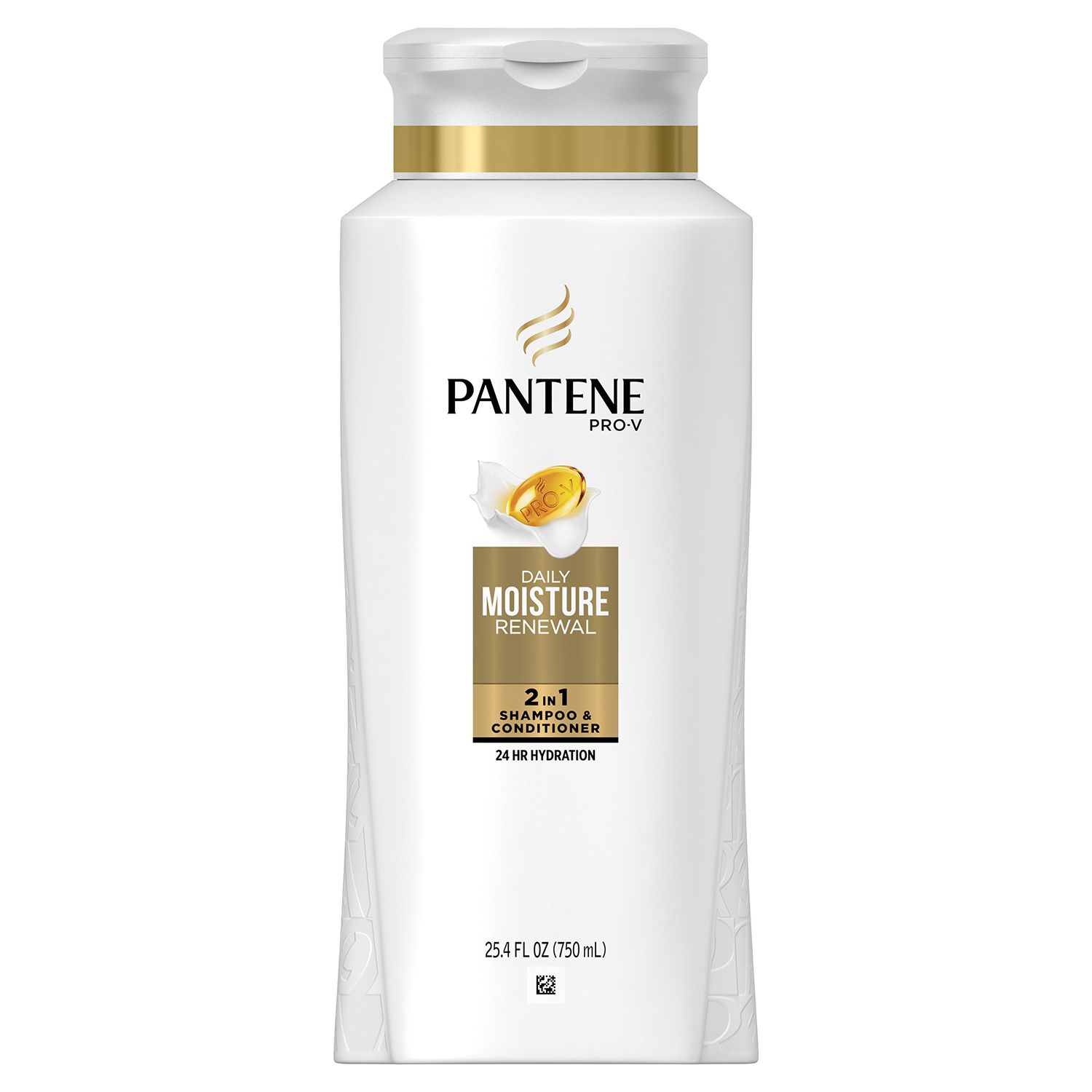 Pantene Pro-V Daily Moisture Renewal 2 in 1 Shampoo Conditioner, 25.4 fl oz