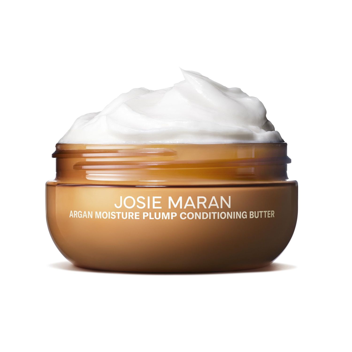 Josie Maran Argan Moisture Hair Conditioner Butter - Deep Conditioner for Added Volume, Body Shine - Enriches Hair with Hydration and Strengthens Strands for Less Breakage - Juicy Fruits (6 Fl Oz)