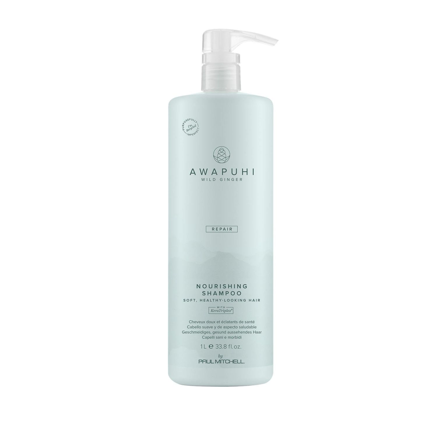 Awapuhi Wild Ginger by Paul Mitchell Nourishing Shampoo, Ultra Rich, Color-Safe Formula, For Dry, Damaged Color-Treated Hair, 33.8 fl. oz.