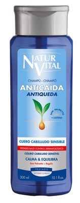 NaturVital Unisex Natural Hair SOS Shampoo for Sensitive Scalp, Revitalizing Fortifying Formula, Cruelty-Free Paraben-Free