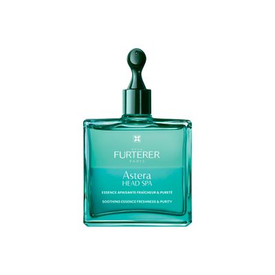 Rene Furterer Head Spa ASTERA Soothing Concentrate, Pre-Shampoo Soothing Scalp Treatment, - Soothe Sensitive Scalps - Mint Eucalyptus - Paraben Silicone-Free - 1.6 oz.