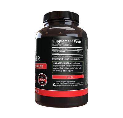 PURE ORIGINAL INGREDIENTS Red Clover (365 Capsules) No Magnesium Or Rice Fillers, Always Pure, Lab Verified