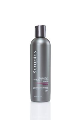 Scruples Clearet Anti Dandruff Shampoo - Professional Deodorizing Shampoo to Soothe Dry Itchy Scalp From Flaking - Scalp Treatment Cleanser (8.5 oz)