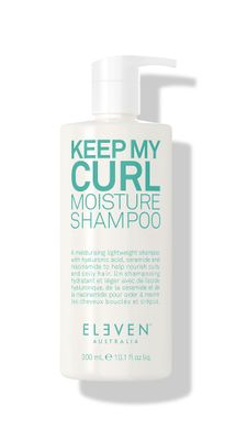ELEVEN AUSTRALIA Keep My Curl Moisture Shampoo Hydrating, For Curly and Wavy Hair, Enhances Curl Definition, Reduces Frizz, and Adds Shine, Sulfate-Free, Gentle Cleansing Formula - 10.1 Fl Oz