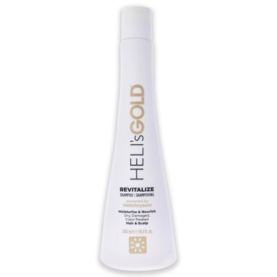 Heli&#39;s Gold Revitalize Shampoo - Reverses Hair Damage - Intensely Nourish And Replenish Your Scalp - Color Safe - Dry, Damaged Strands - Remove Build-Up - Free From Paraben And Silicone - 10.1 Oz