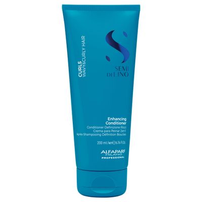 Alfaparf Milano Semi Di Lino Curls Enhancing Hair Conditioner - Color Safe Conditioner to Hydrate, Detangle Nourish Wavy and Curly Hair - Vegan Conditioner for Frizz Control (6.76 Fl Oz 200 ml)