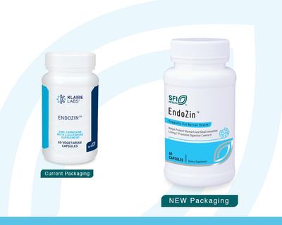 Klaire Labs Endozin - Zinc Carnosine Complex with L-Glutamine to Support Intestinal Barrier Function, Hypoallergenic (60 Capsules)